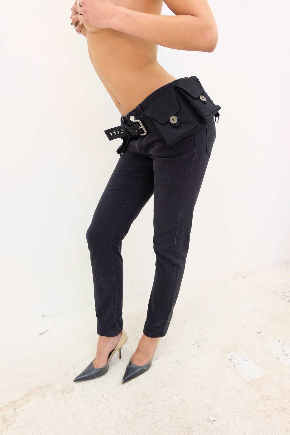 Tactical black Beltbag