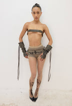 Crush Leather Gloves